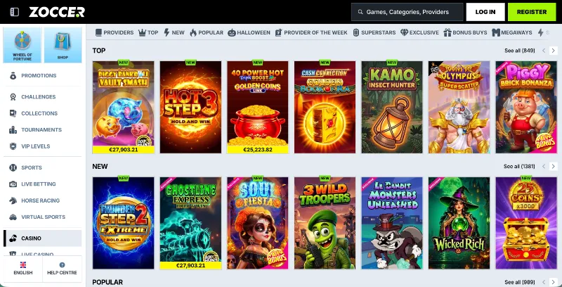 zoccer casino